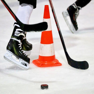 Tikar Menembak Latihan Hoki Dengan Papan Belakang